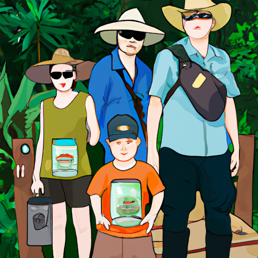המשפחה התכוננה לטרק בג'ונגל בשממה התאילנדית